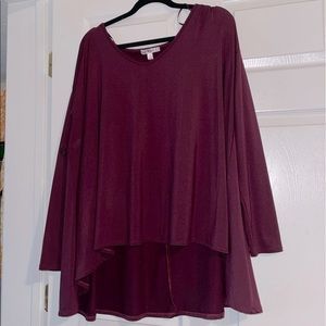plum long sleeve